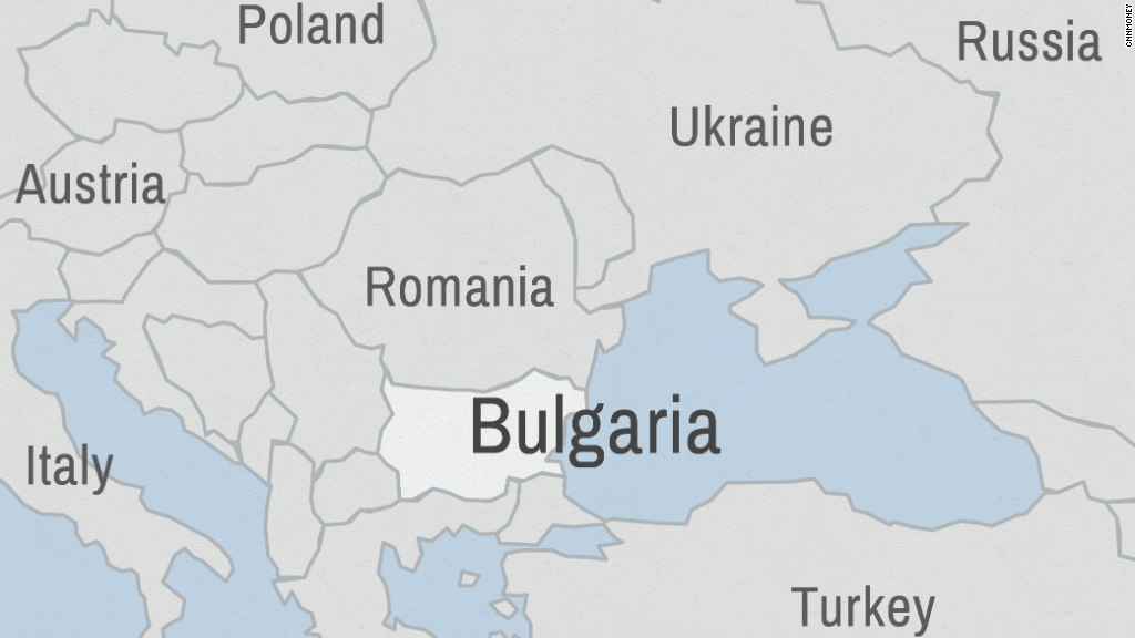 map bulgaria