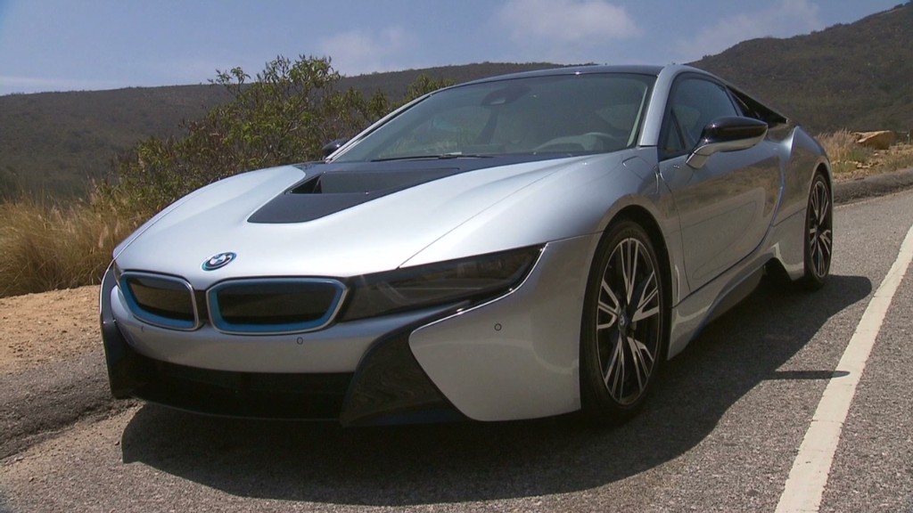 BMW i8 plug-in with sci-fi design