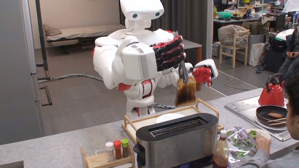 Japanese robots look like real people