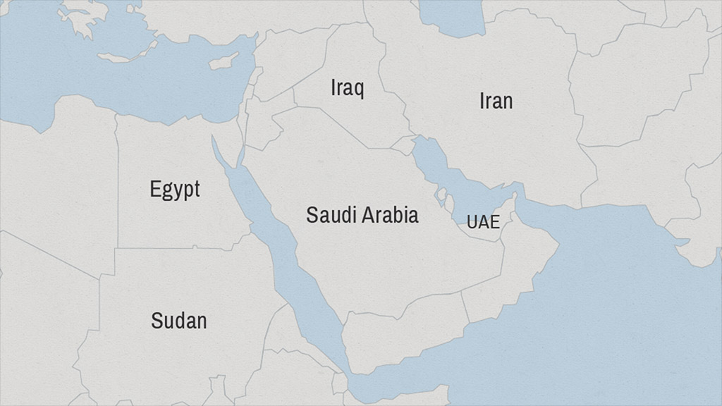 map of saudi arabia and neighbouring countries        <h3 class=