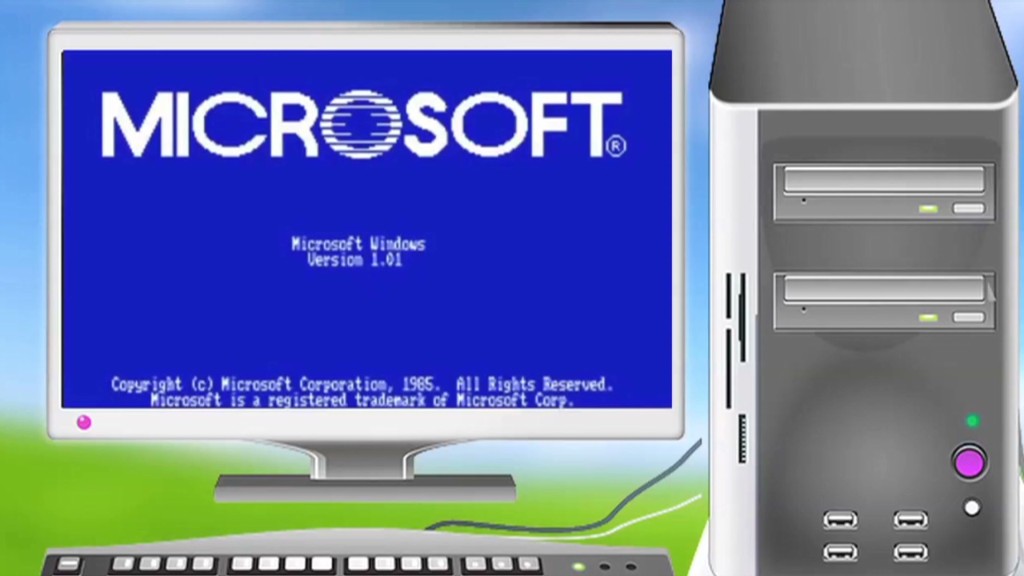 28 years of Windows in 60 seconds