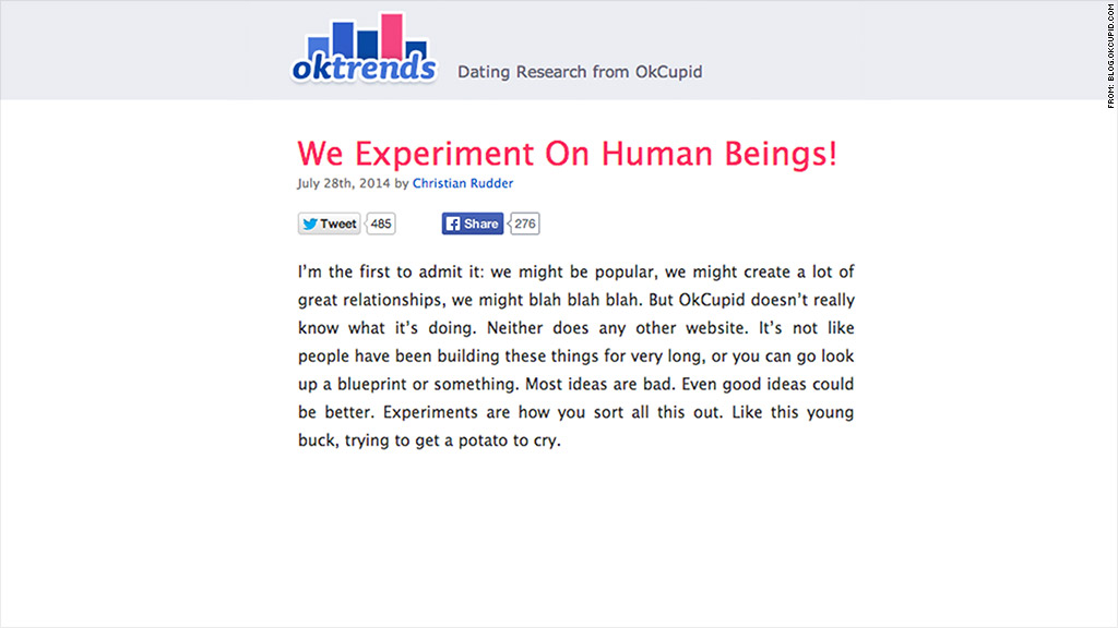 ok cupid experiments