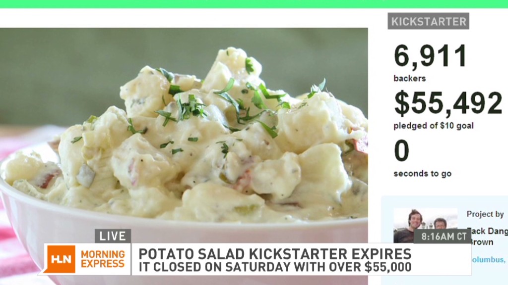 $55,000 potato salad Kickstarter
