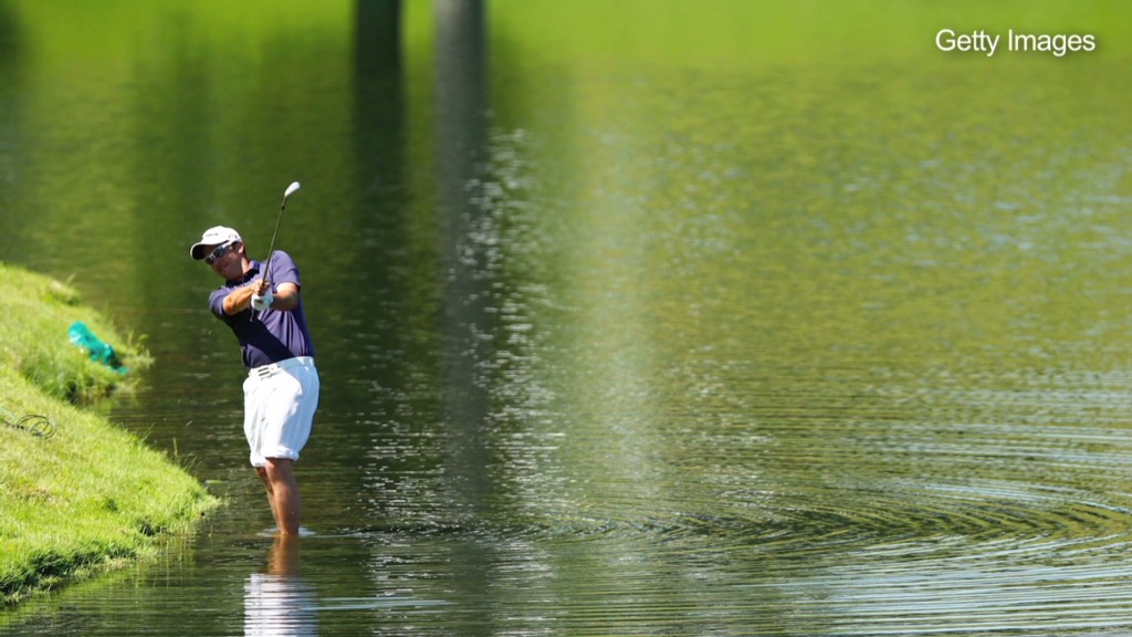 Not all golf stocks in water hazard