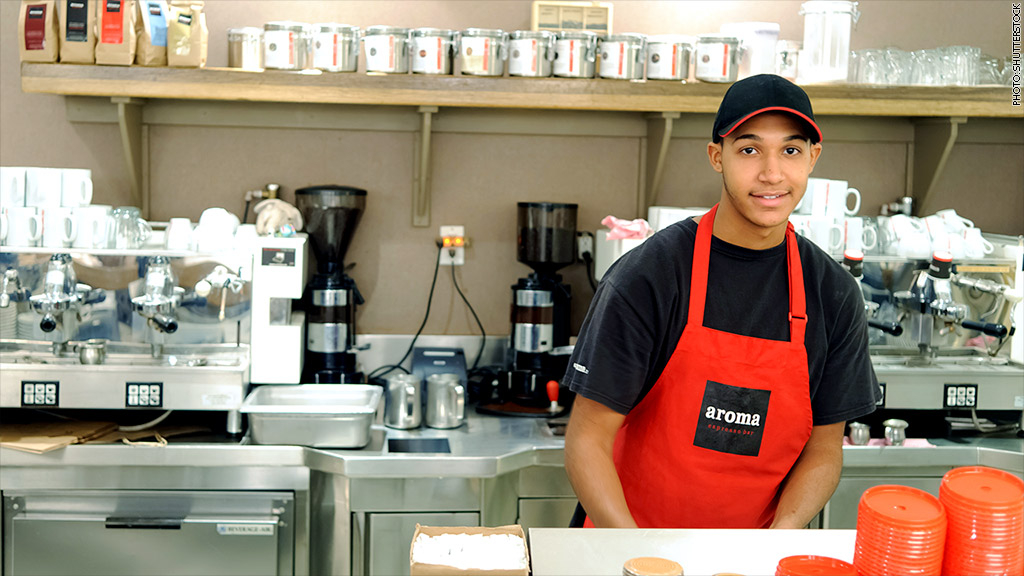 youth barista employee