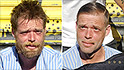 homeless haircuts striped