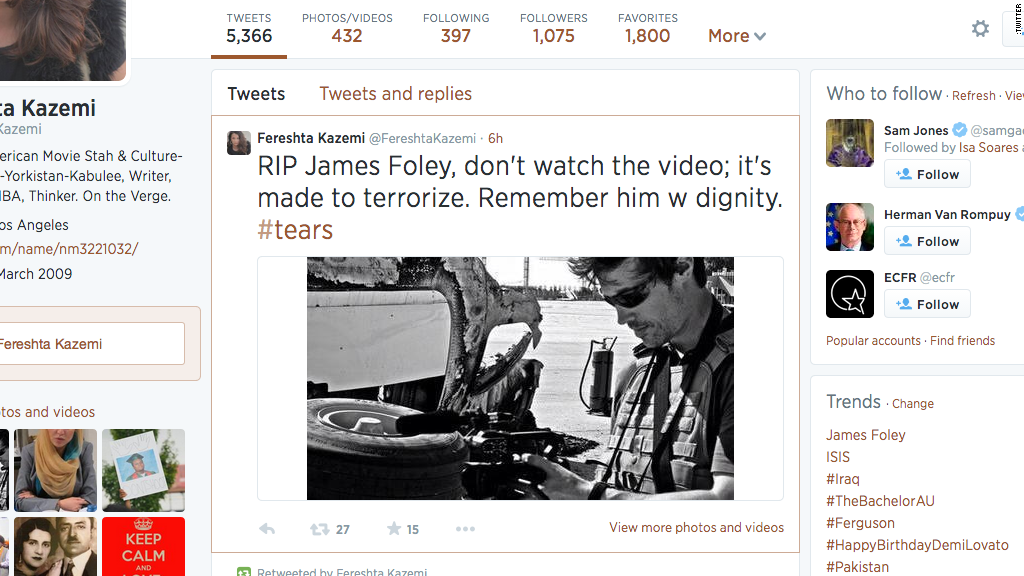 james foley tweet