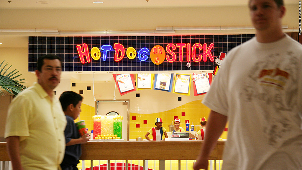 hot dog on a stick 