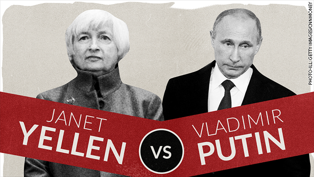 Stock market matchup: Yellen vs. Putin