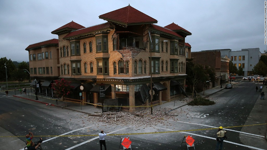 napa earthquake building