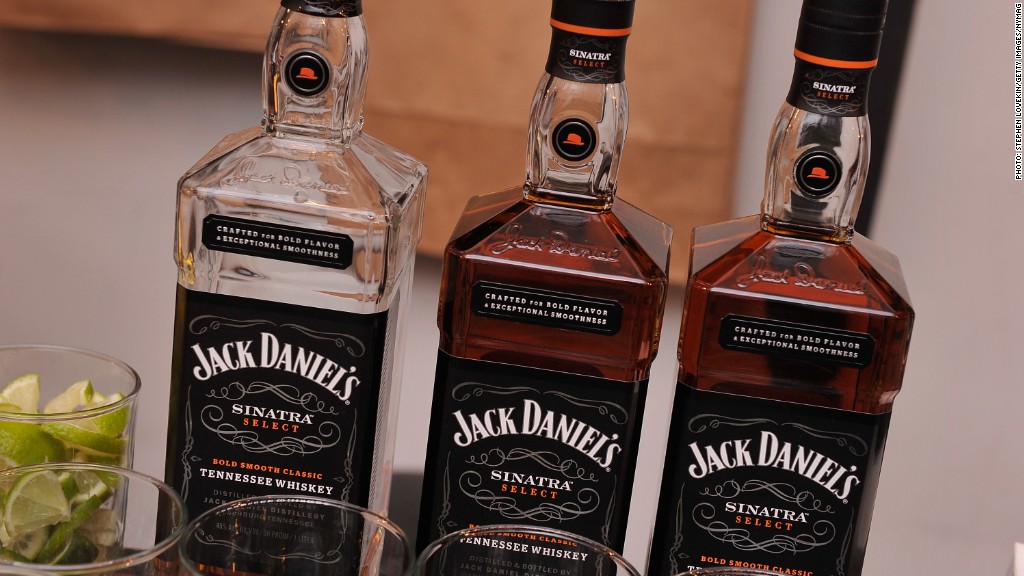 jack daniel's bottles