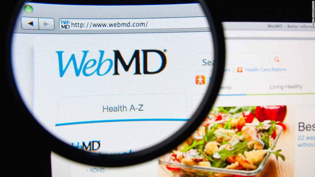 internet stocks webmd