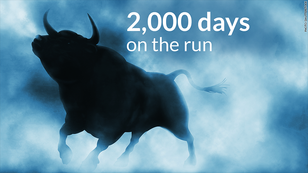 bull on the run