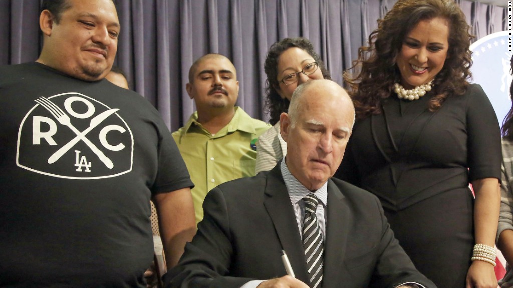jerry brown paid sick days