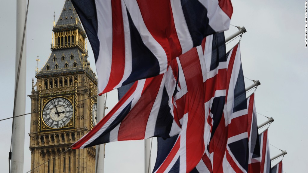 uk flags big ben