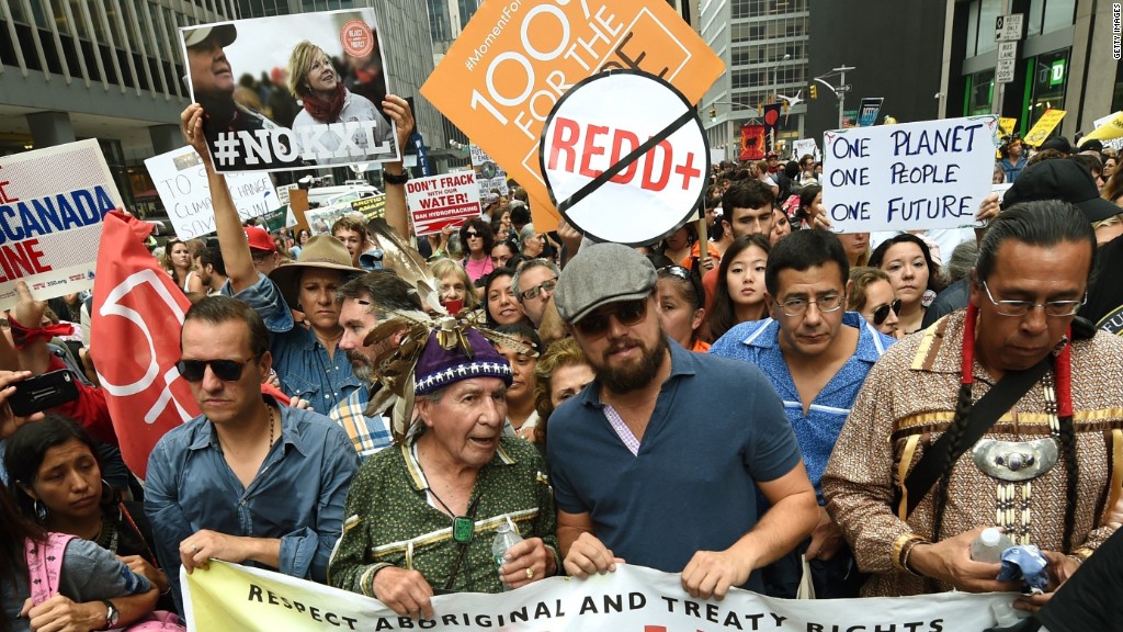 Thousands rally for climate change action