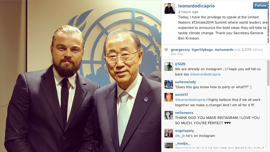 dicaprio speech on climate change analysis