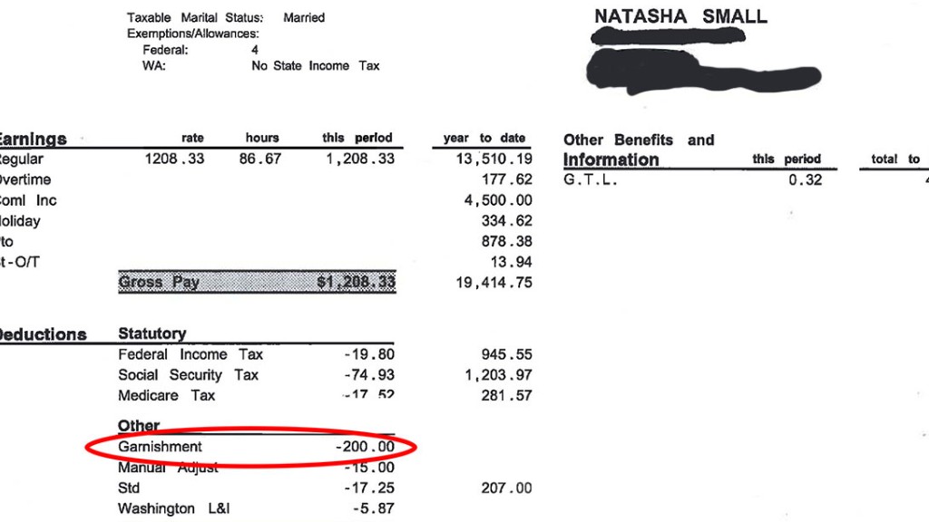 How To Tell If My Wages Are Being Garnished at Victoria Mireles blog