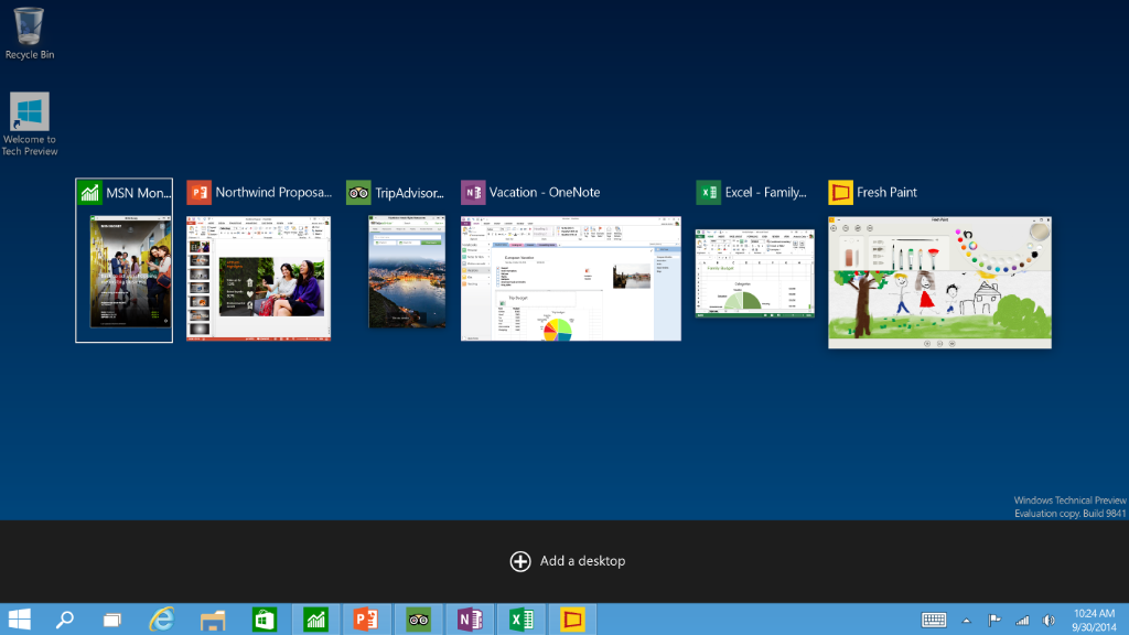 windows 10 task view