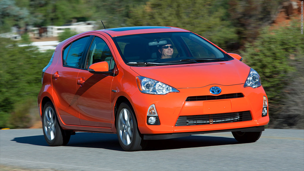 toyota prius c most ticketed