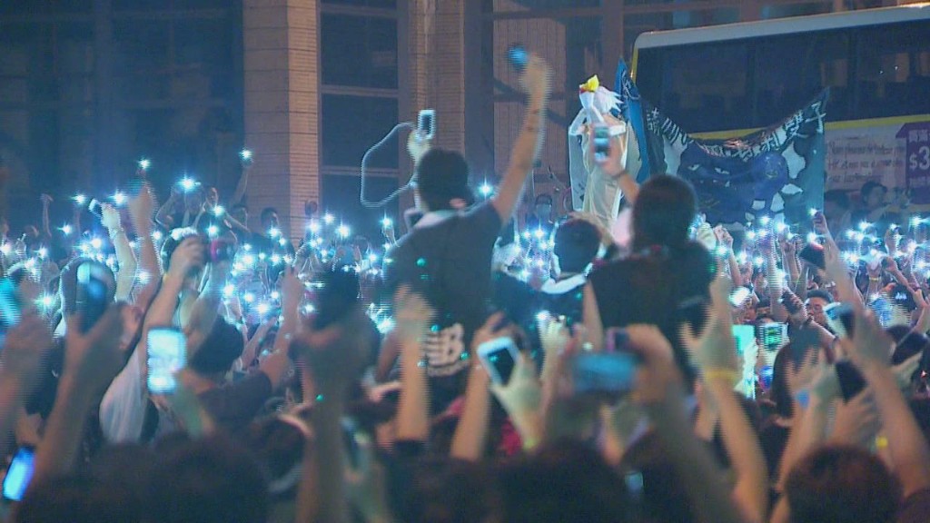 Hong Kong protesters: young and rebellious