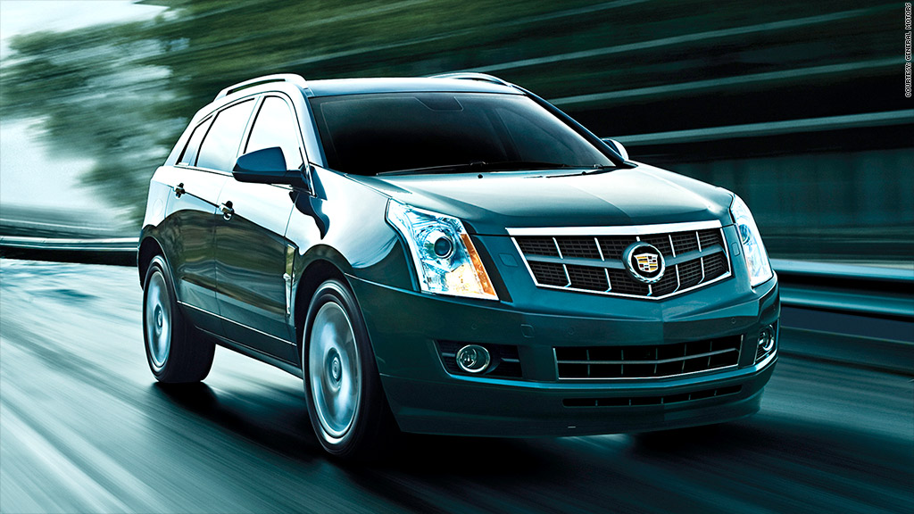 cadillac srx recall