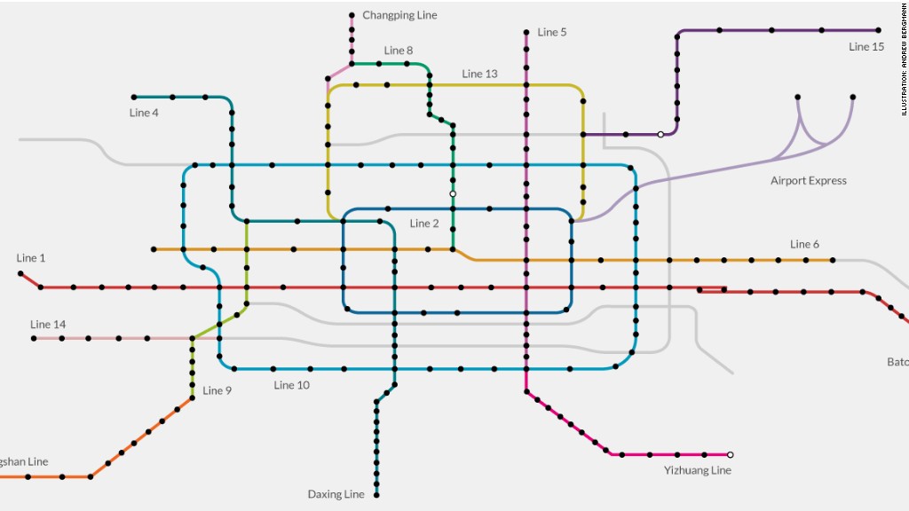 beijing subway map animated