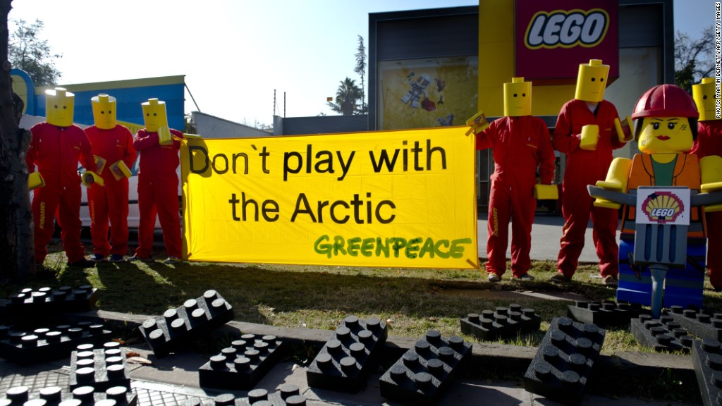 lego shell greenpeace protest