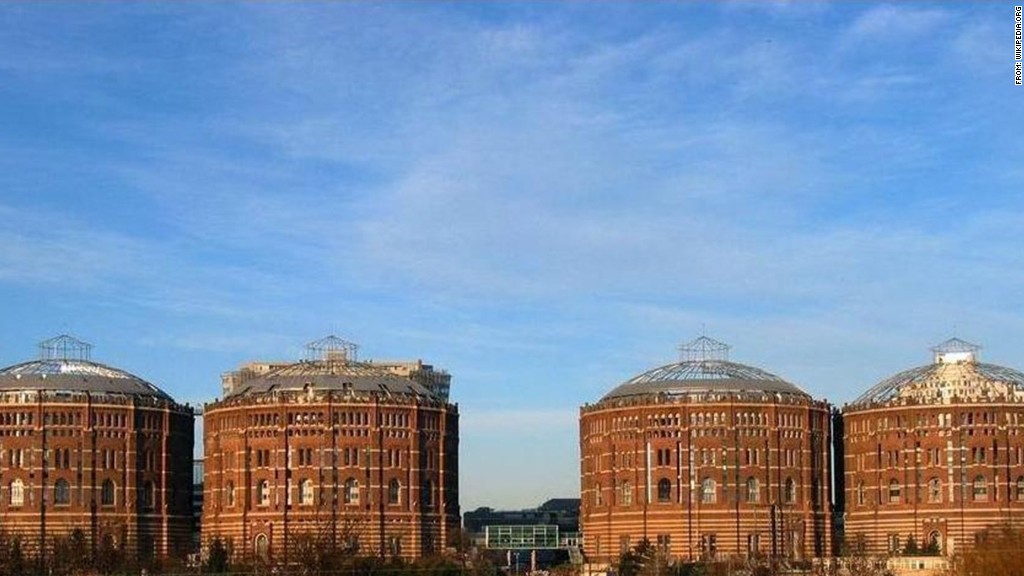 repurposed infrastructure gasometer