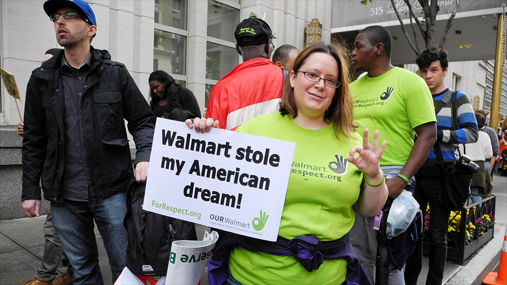 wal mart protest