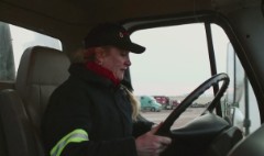 Truck-driving mom pulls in six-figures
