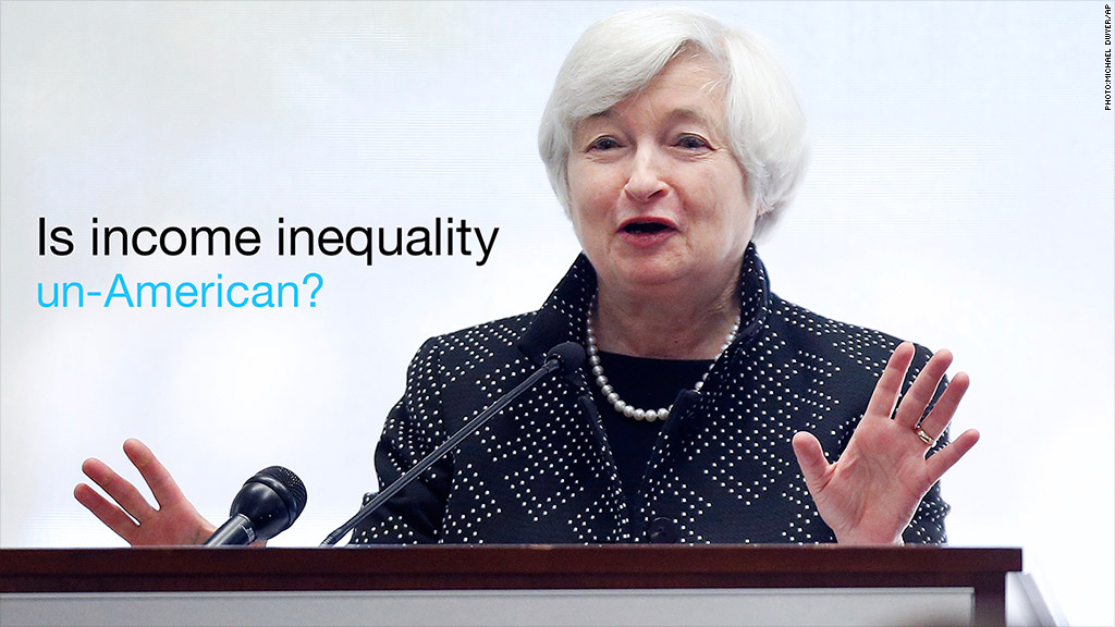 janet yellen income inequality 