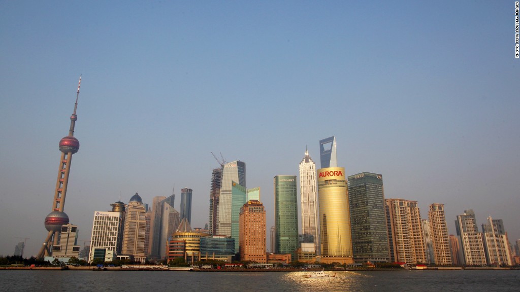 shanghai skyline