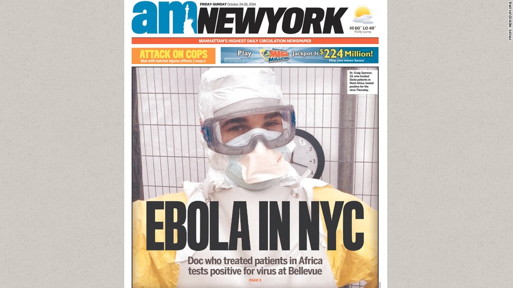 ebola am new york