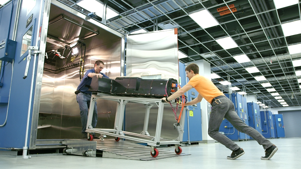 Inside the Chevy Volt battery lab