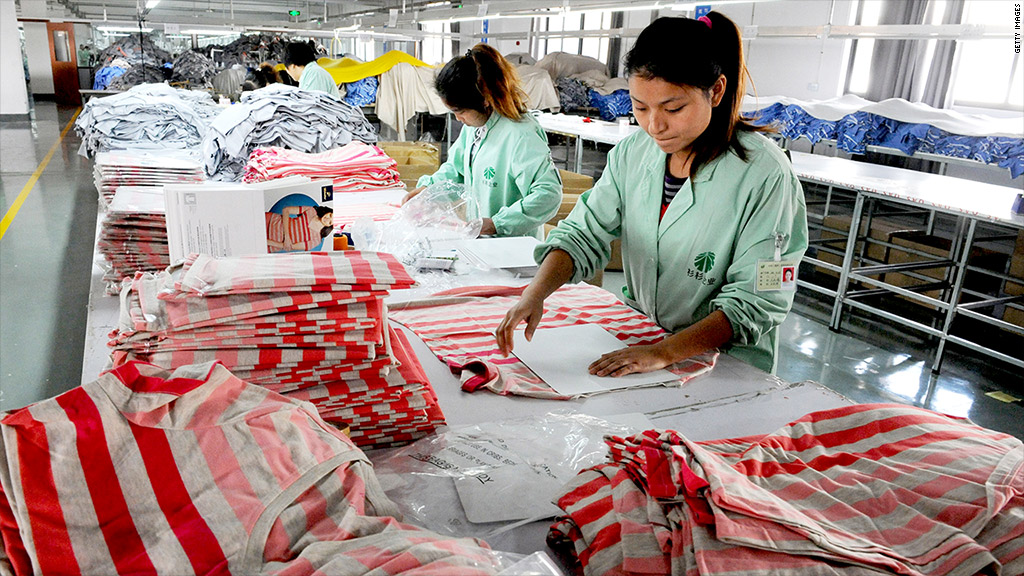 china manufacturing jobs