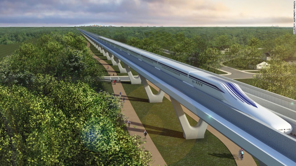 high speed train maglev