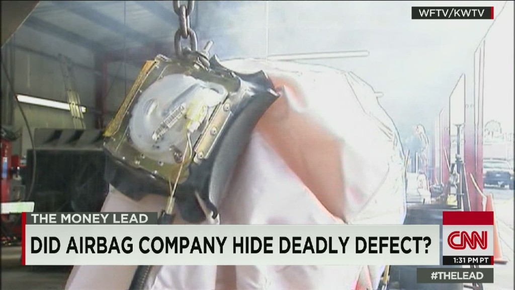 Airbag company accused of cover-up