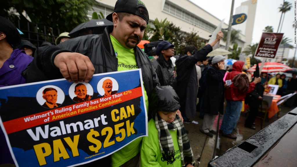 walmart black friday protest