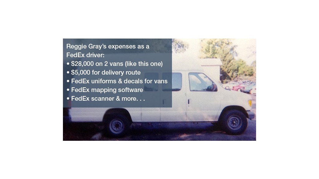 fedex gray van