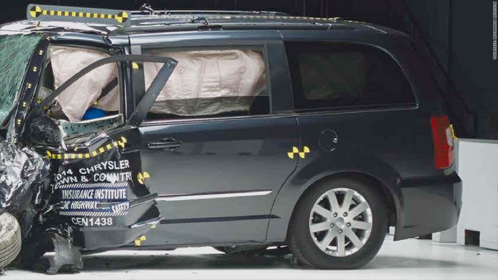 Minivans fail IIHS crash test