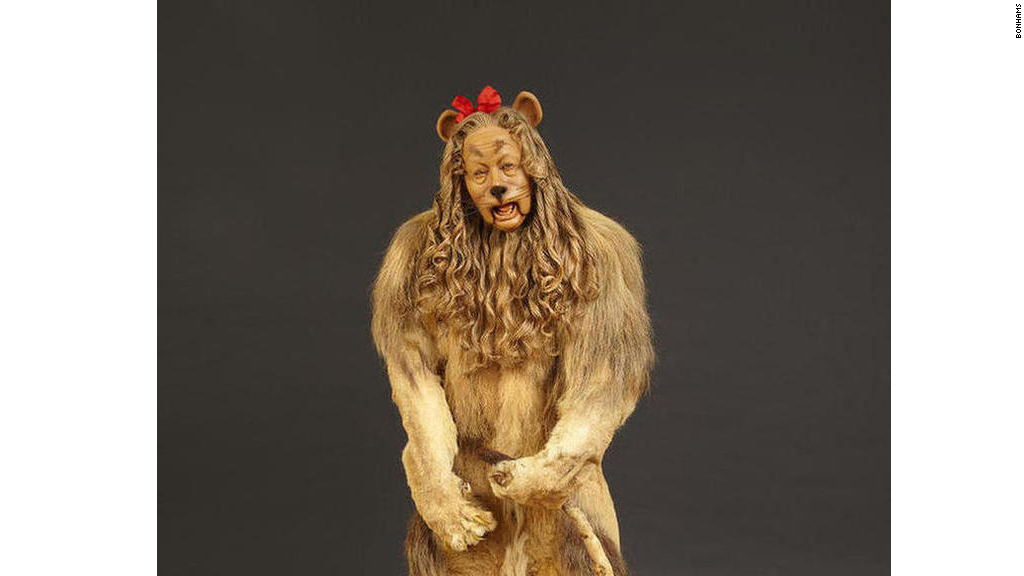 'Cowardly Lion' costume sells for $3.1M