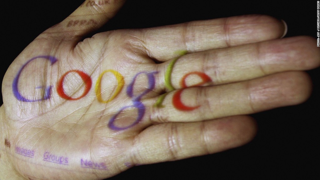 google logo hand
