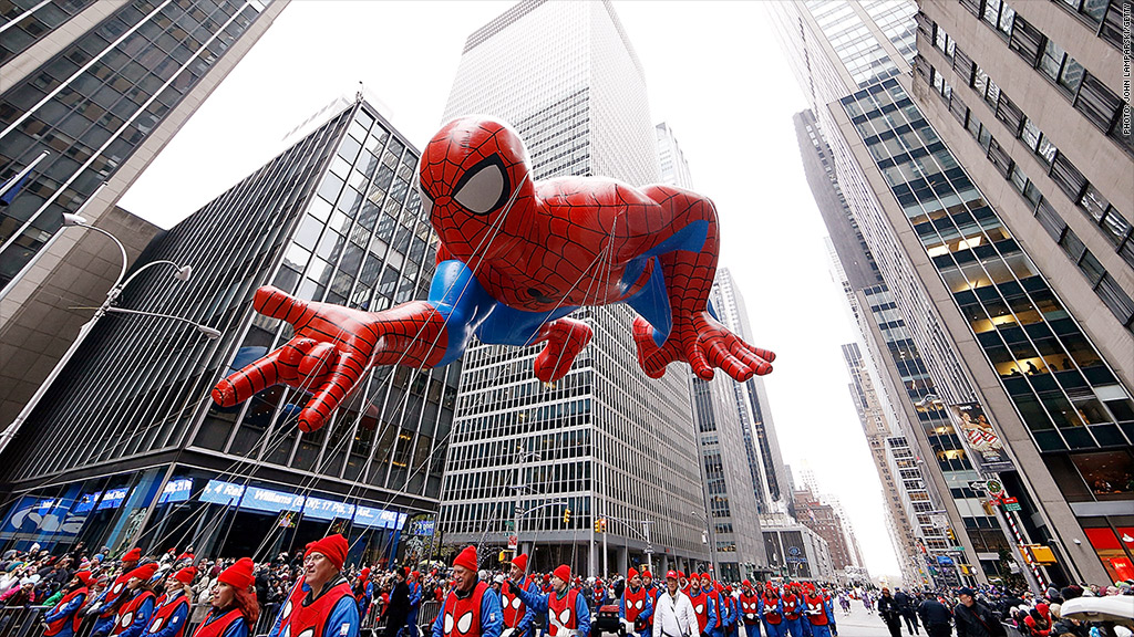 spiderman macys parade