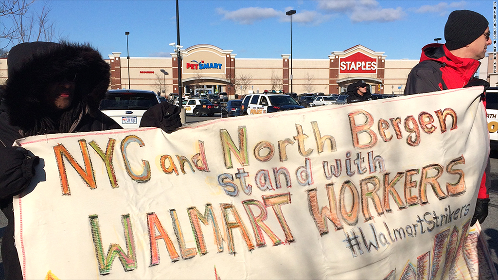 walmart stand with workers