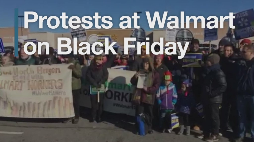 Protests at Walmart on Black Friday
