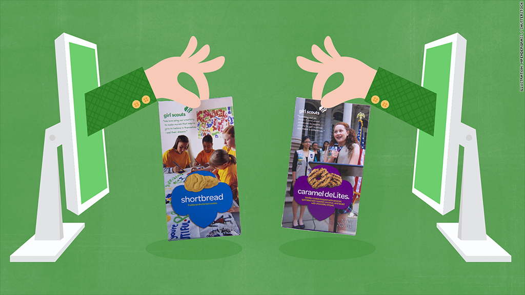 Click for cookies: Girl Scouts go digital