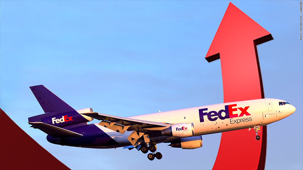 fedex stock up