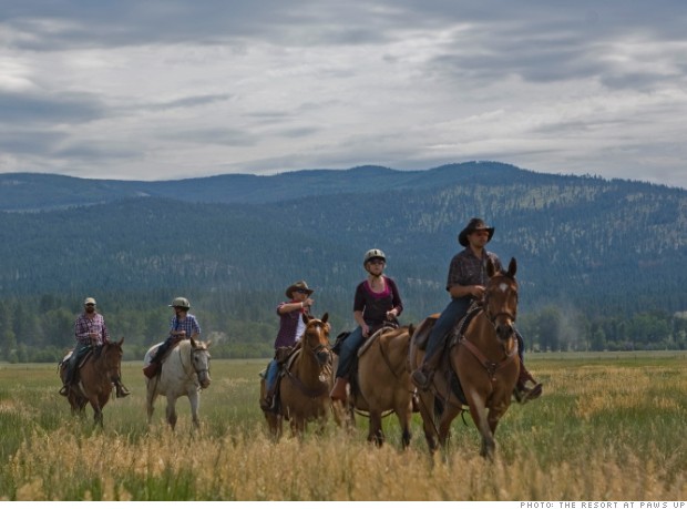 Dude ranch/camping - Top family vacation destinations - CNNMoney