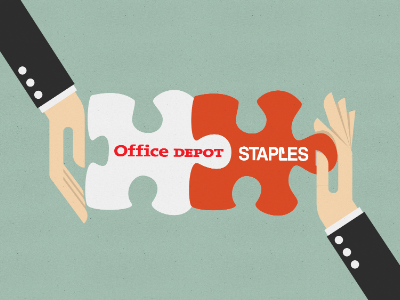 staples office depot merger